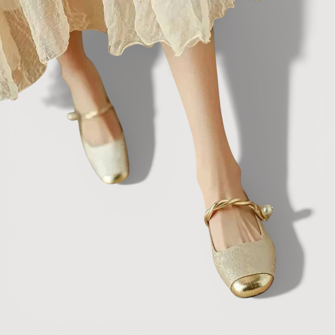 KRYSTAL – TACONES BAJOS DE ESTILO VINTAGE