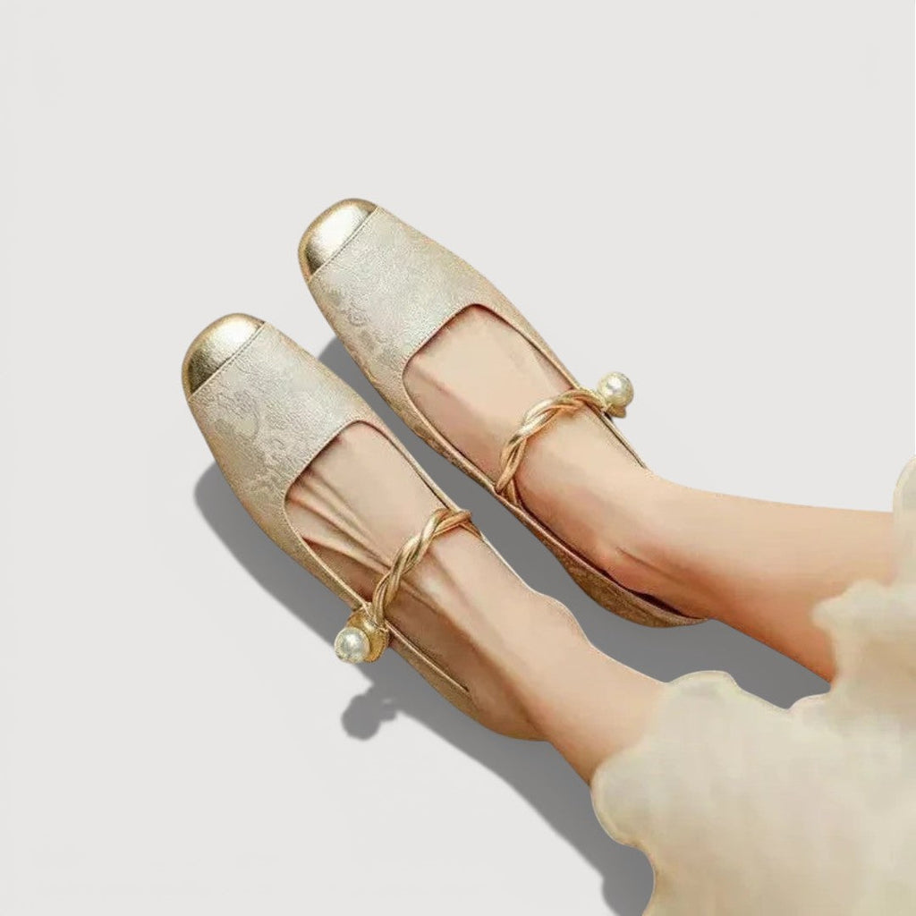 KRYSTAL – TACONES BAJOS DE ESTILO VINTAGE