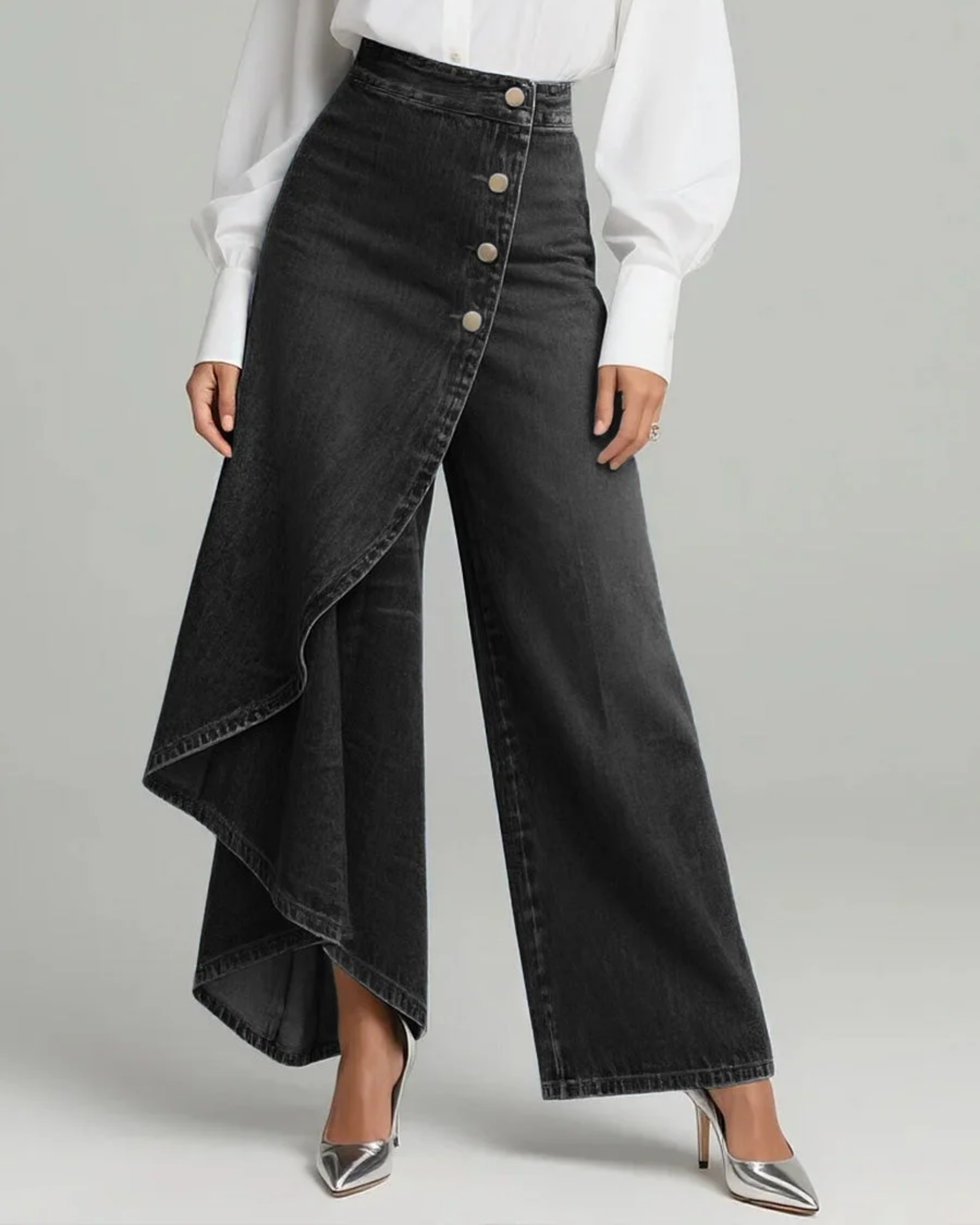 Calvra | Pantalones denim envolventes