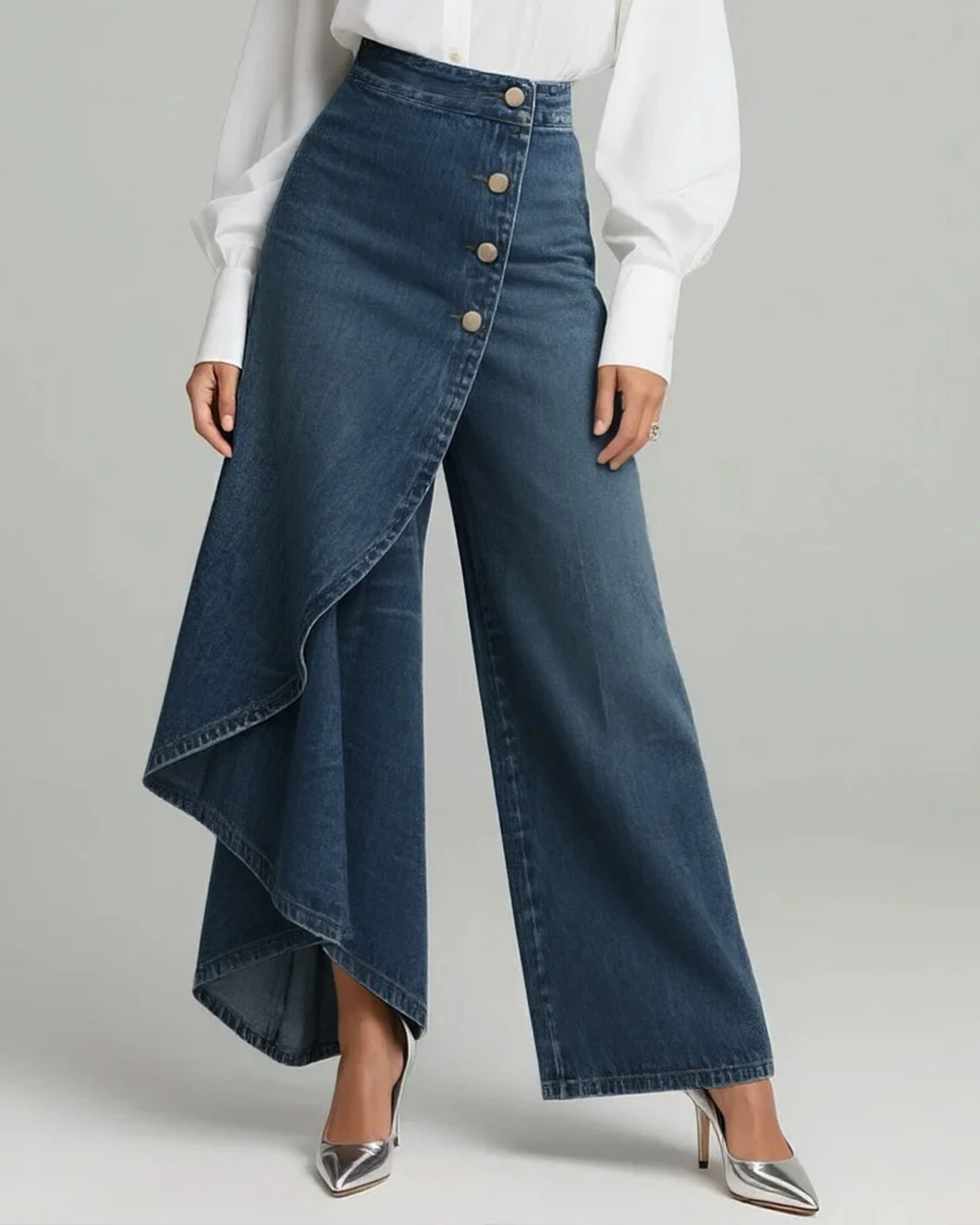 Calvra | Pantalones denim envolventes