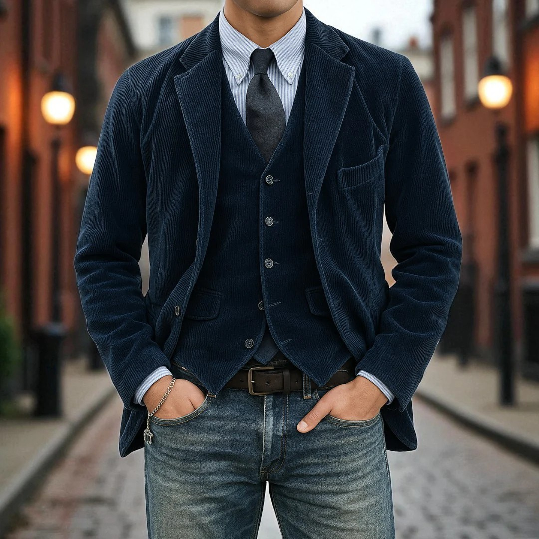 TOMAS | Conjunto De  2 Piezas: Chaqueta Y Chaleco