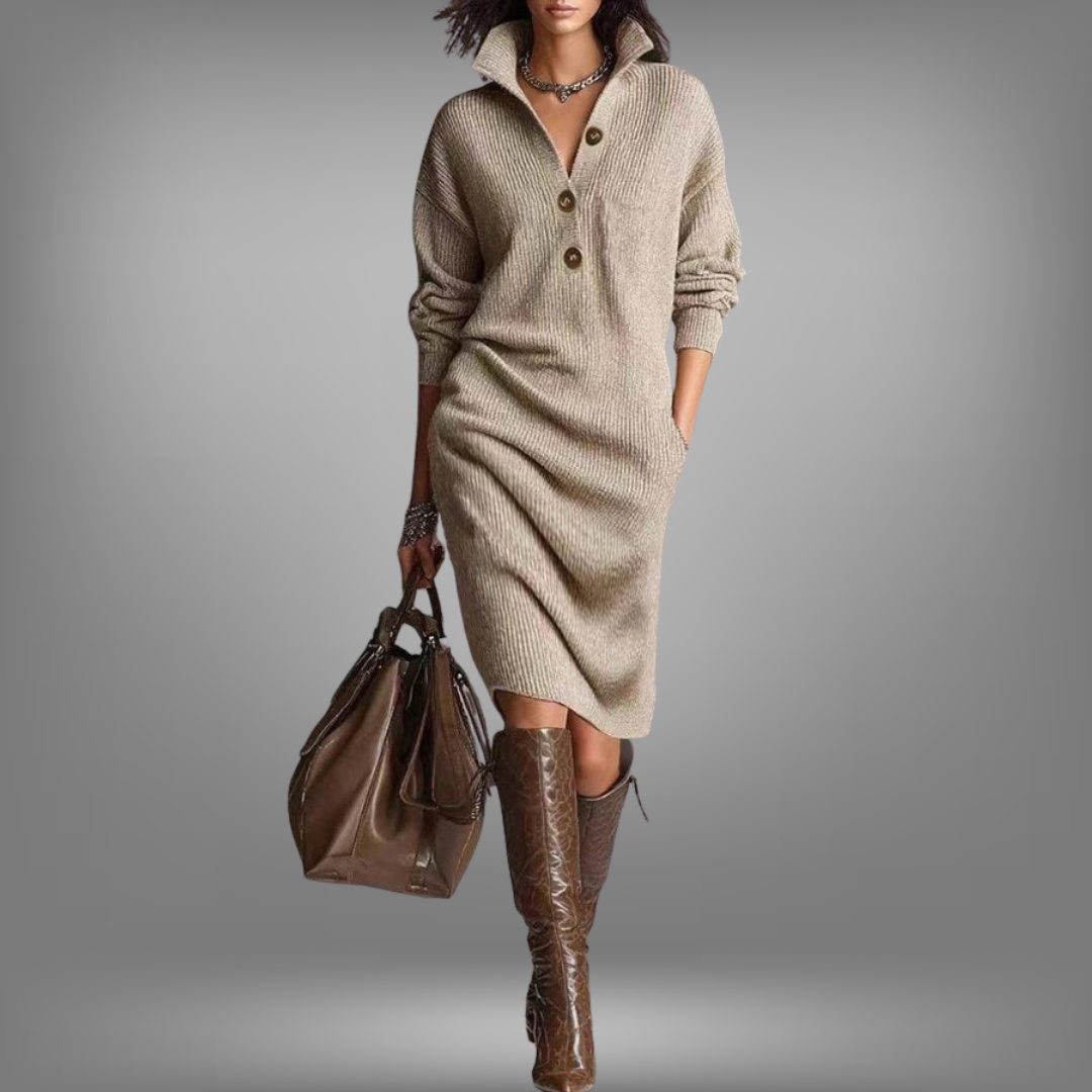 JAZMIN | Vestido De Punto Versátil Y Elegante