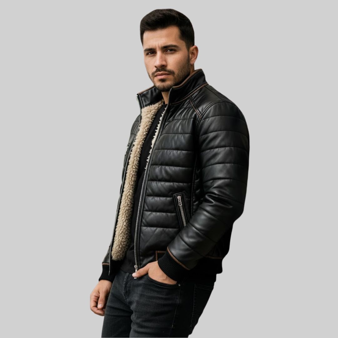 CAMILO | Chaqueta Acolchada Con Forro Sherpa