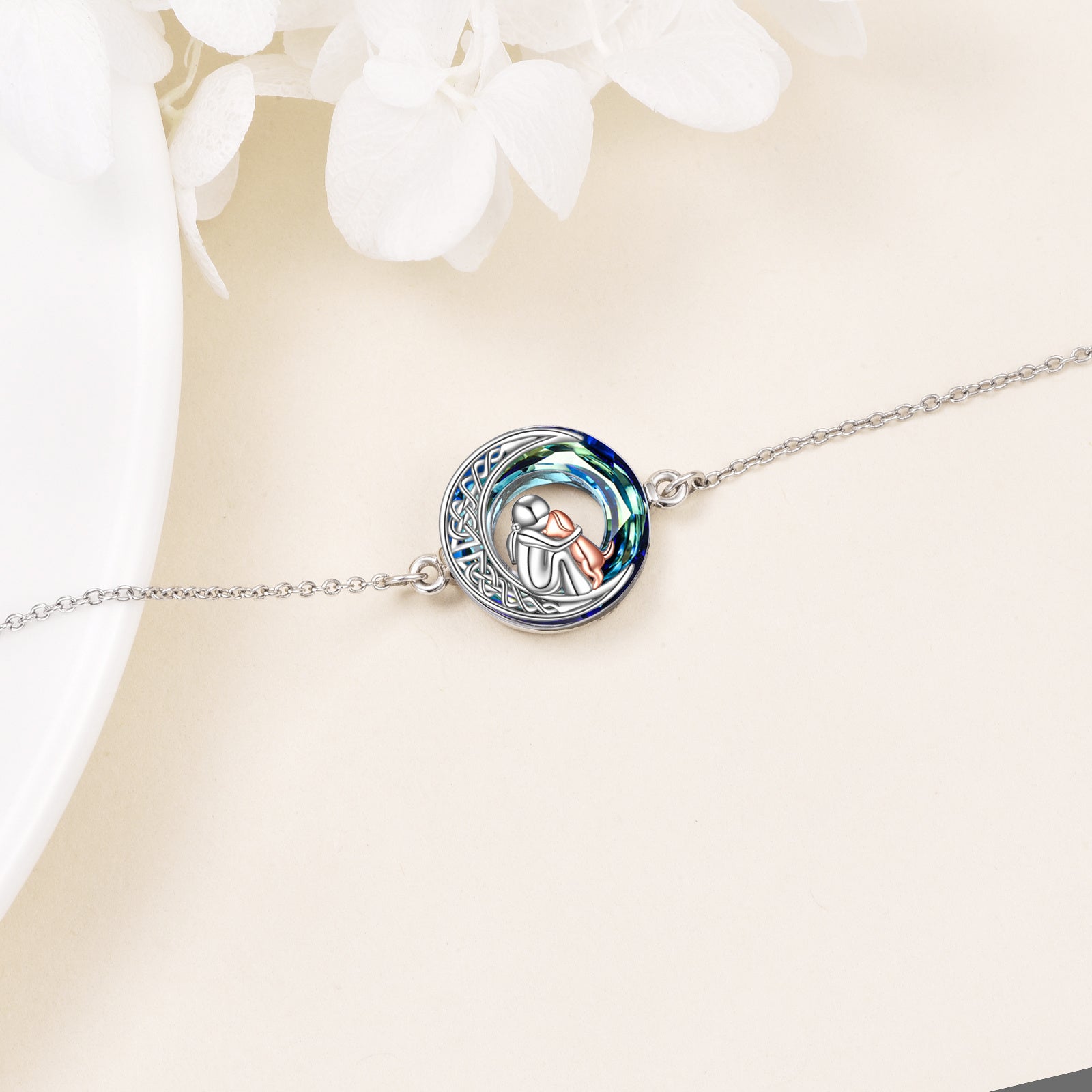 Pulsera De La Suerte Ajustable De Plata 925