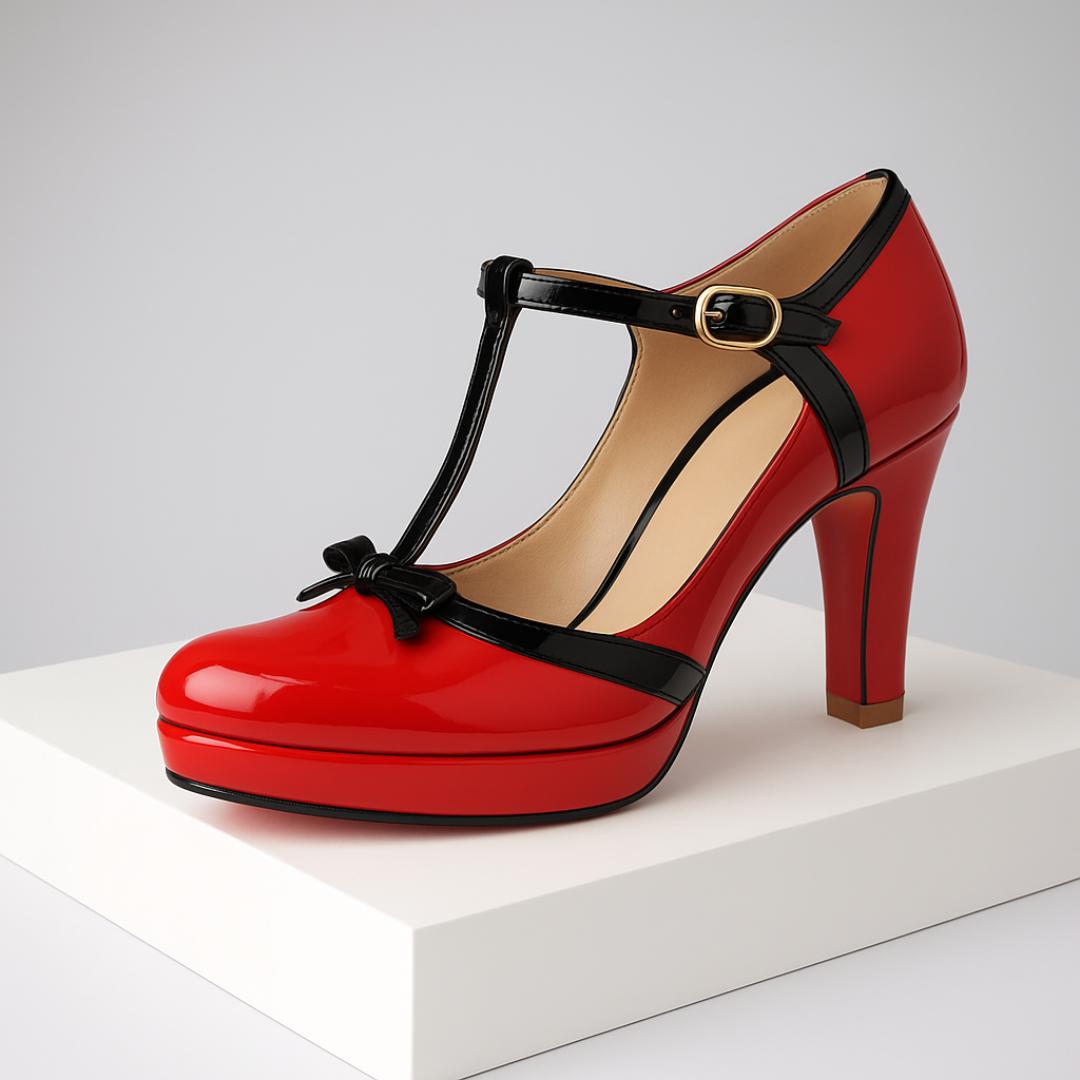 VIVIANA | Zapatos Estilo Mary Jane Con Correa En T