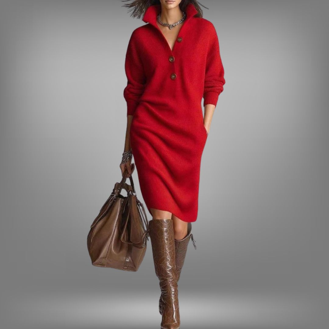 JAZMIN | Vestido De Punto Versátil Y Elegante