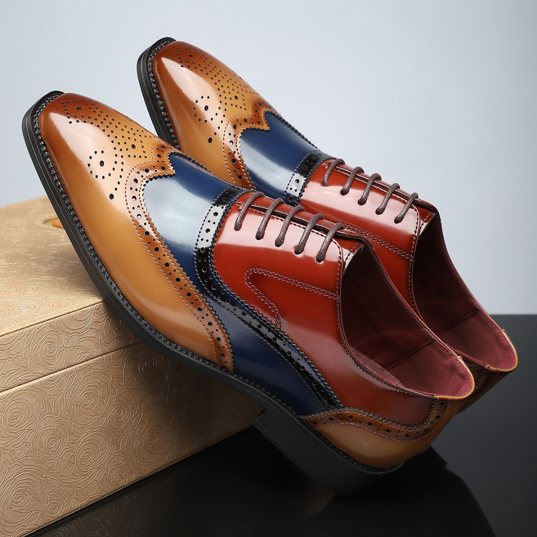 Javier – Brogues de puntera alada vintage