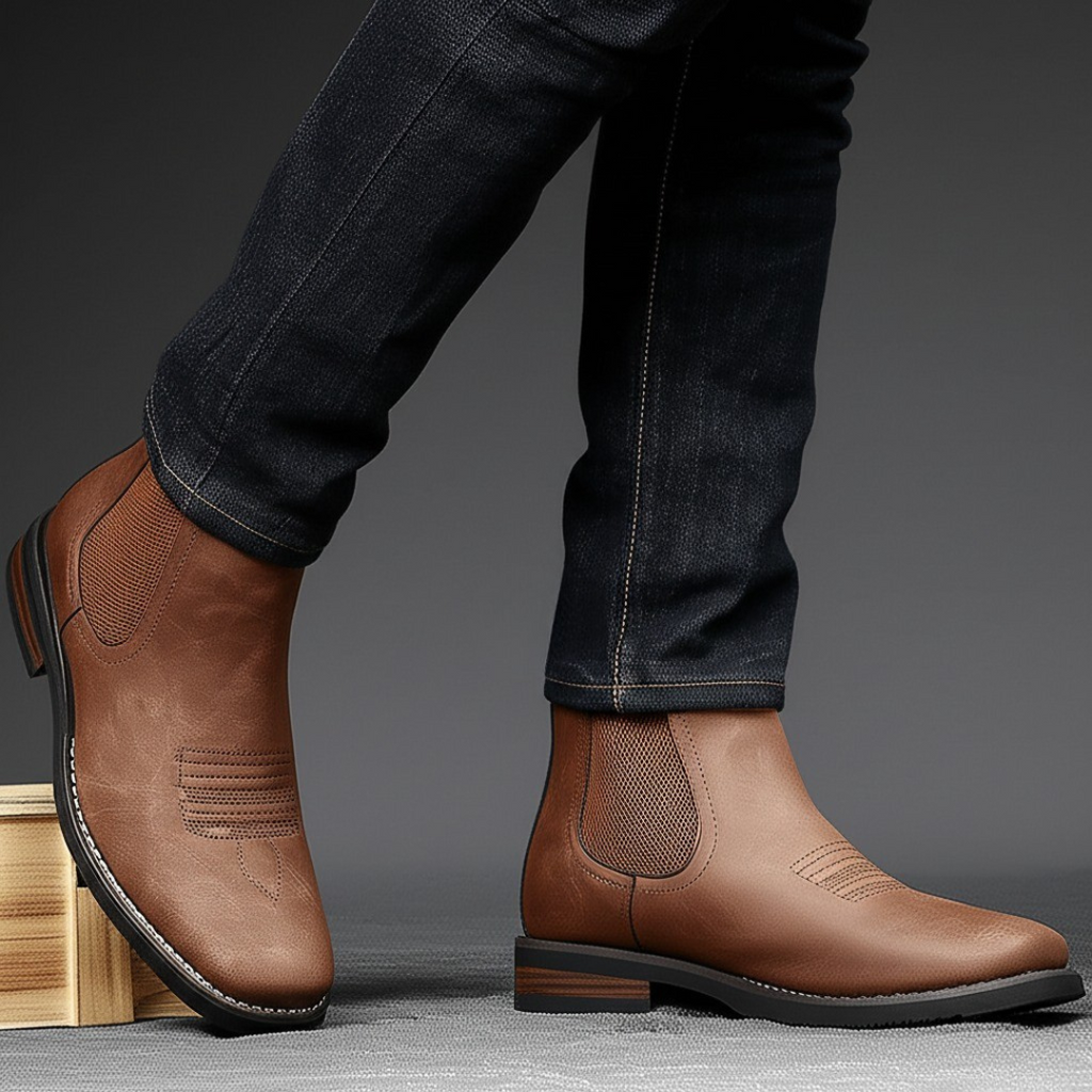 Hugo – Botas de cuero resistentes para uso diario