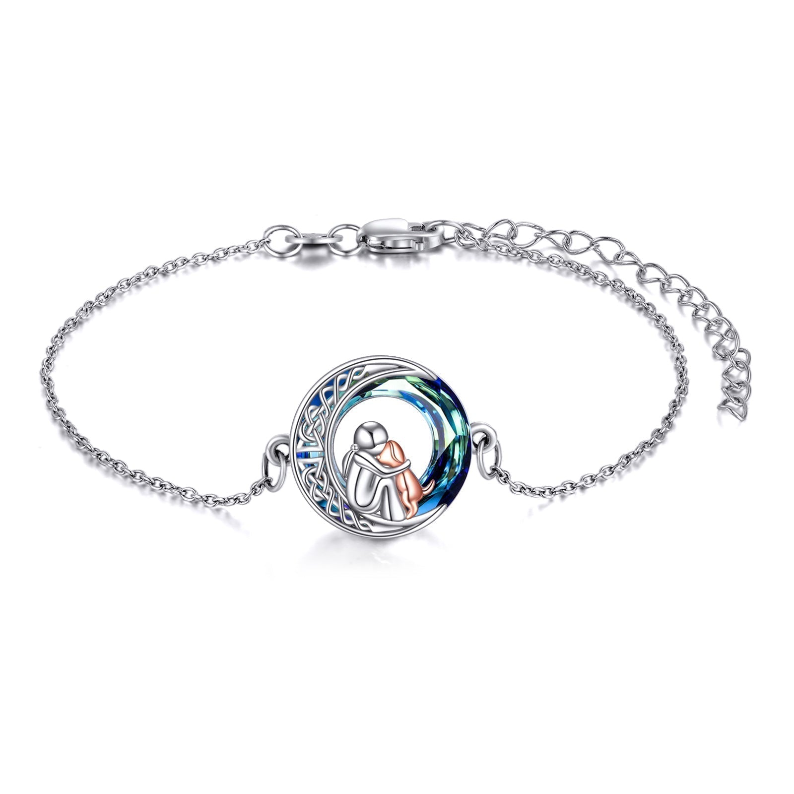 Pulsera De La Suerte Ajustable De Plata 925