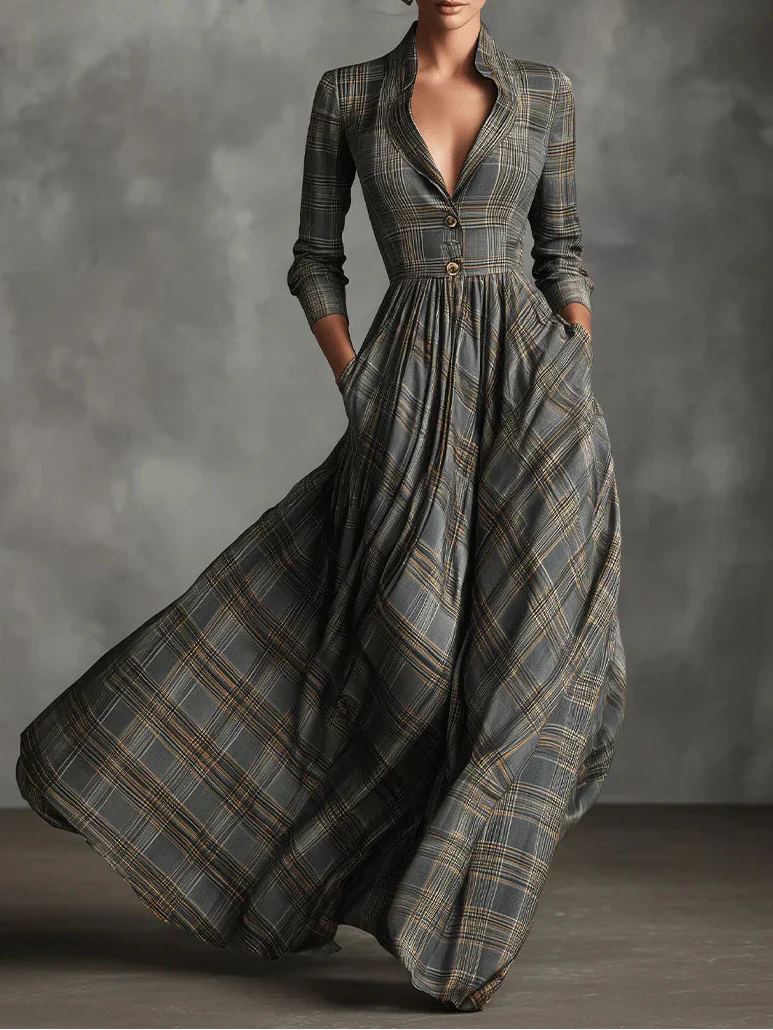 EVA | Maxi Vestido Con Estilo Campestre