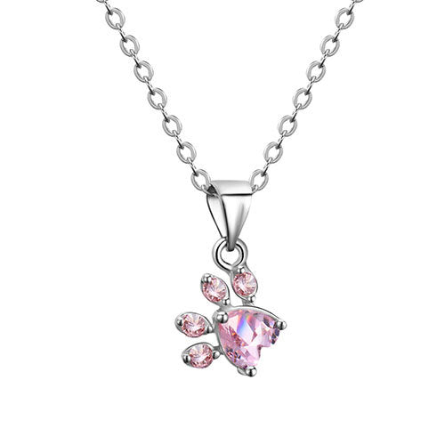 Set De 4 Piezas De Oro Rosa Con Corazón De Circonia