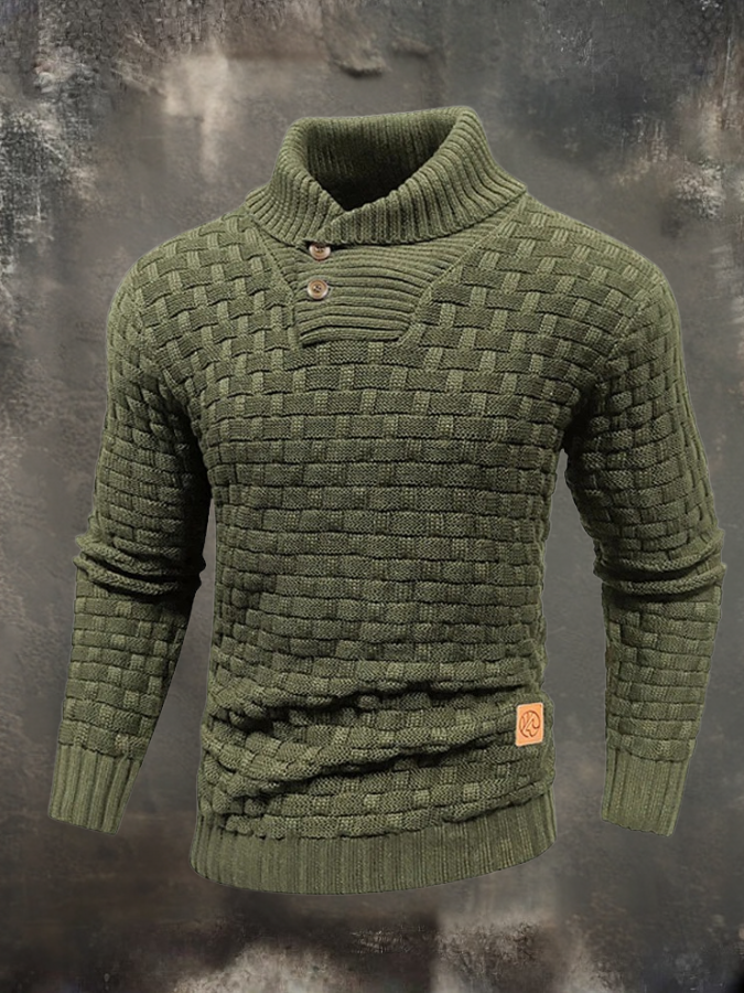 ELIAS | Suéter Estructurado Con Cuello Alto