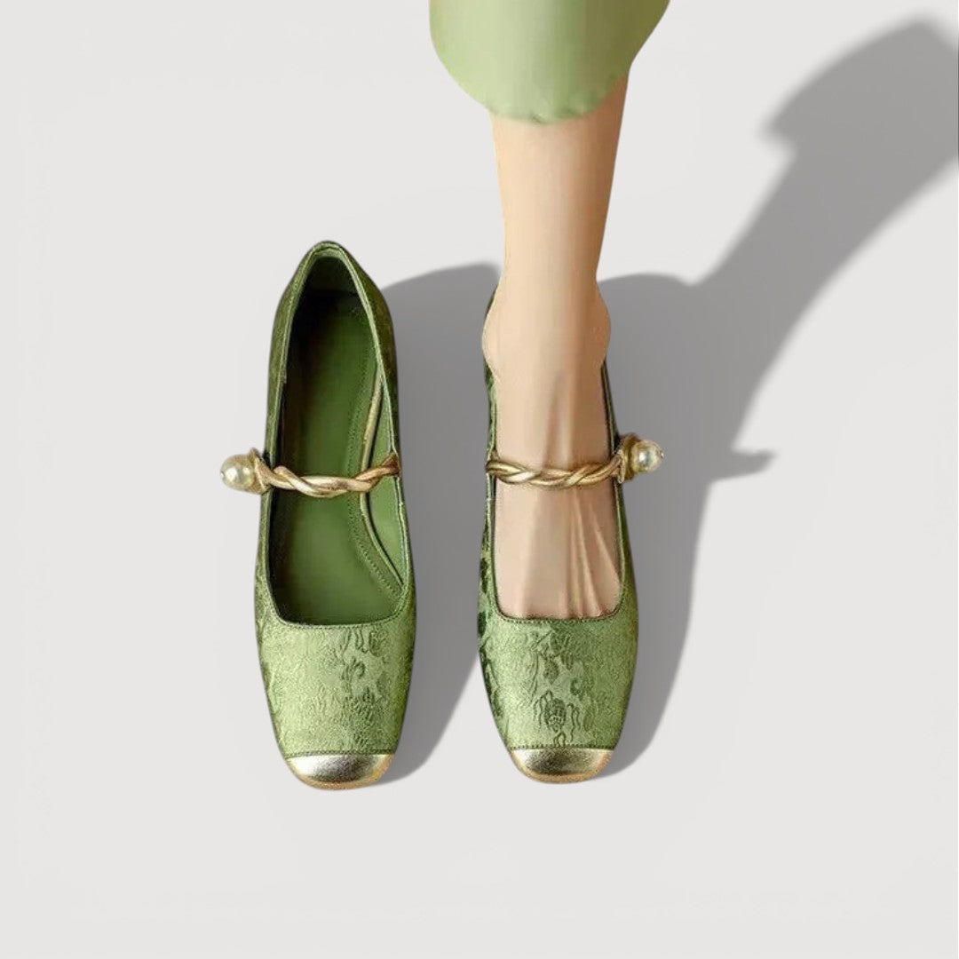 KRYSTAL – TACONES BAJOS DE ESTILO VINTAGE