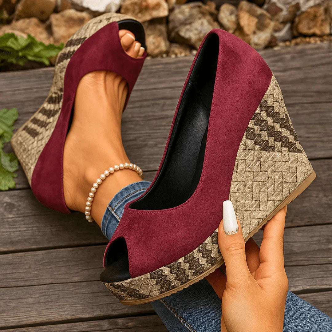 SELENA | Sandalías Con Tacón De Cuña