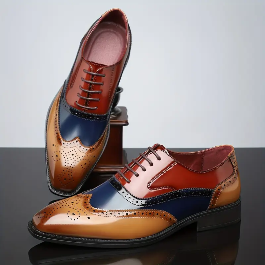 Javier – Brogues de puntera alada vintage