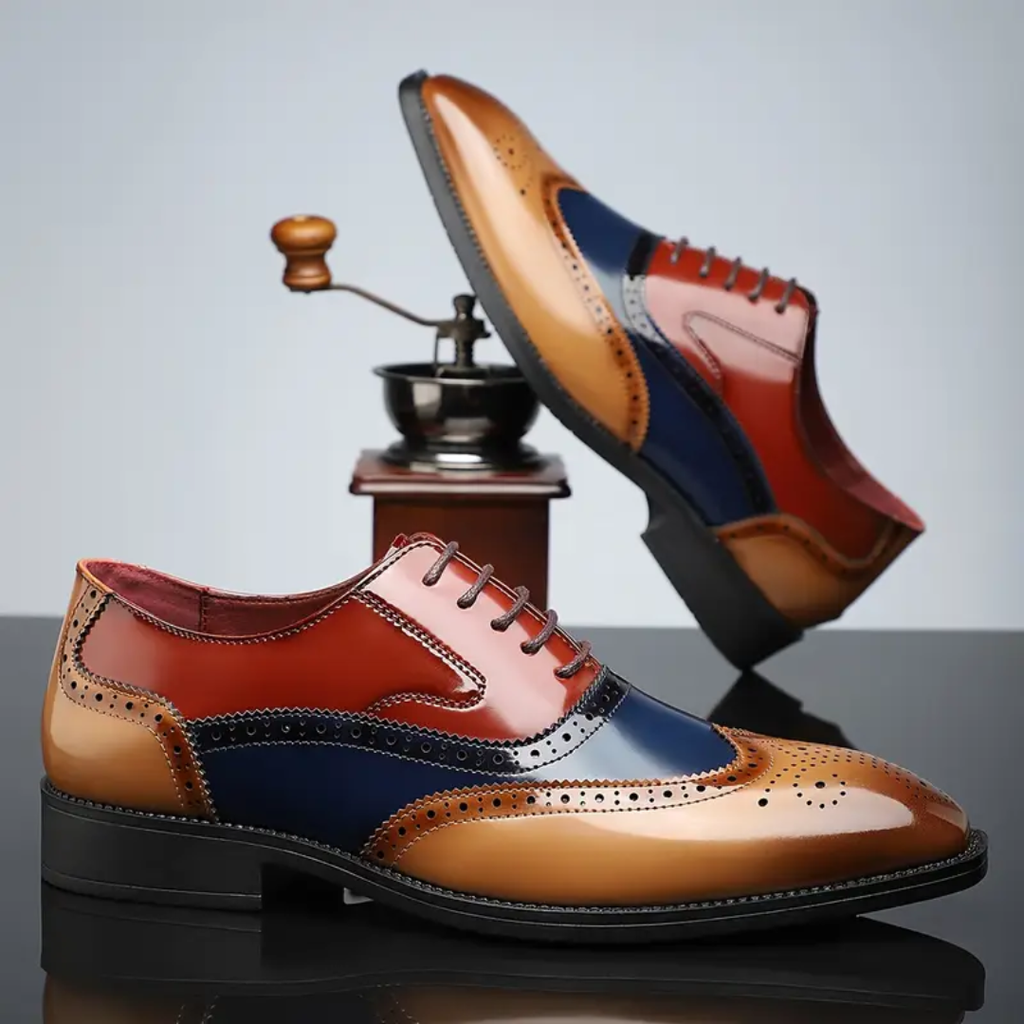 Javier – Brogues de puntera alada vintage