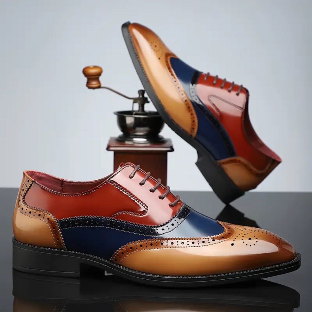 Javier – Brogues de puntera alada vintage