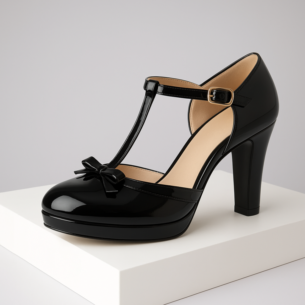 VIVIANA | Zapatos Estilo Mary Jane Con Correa En T