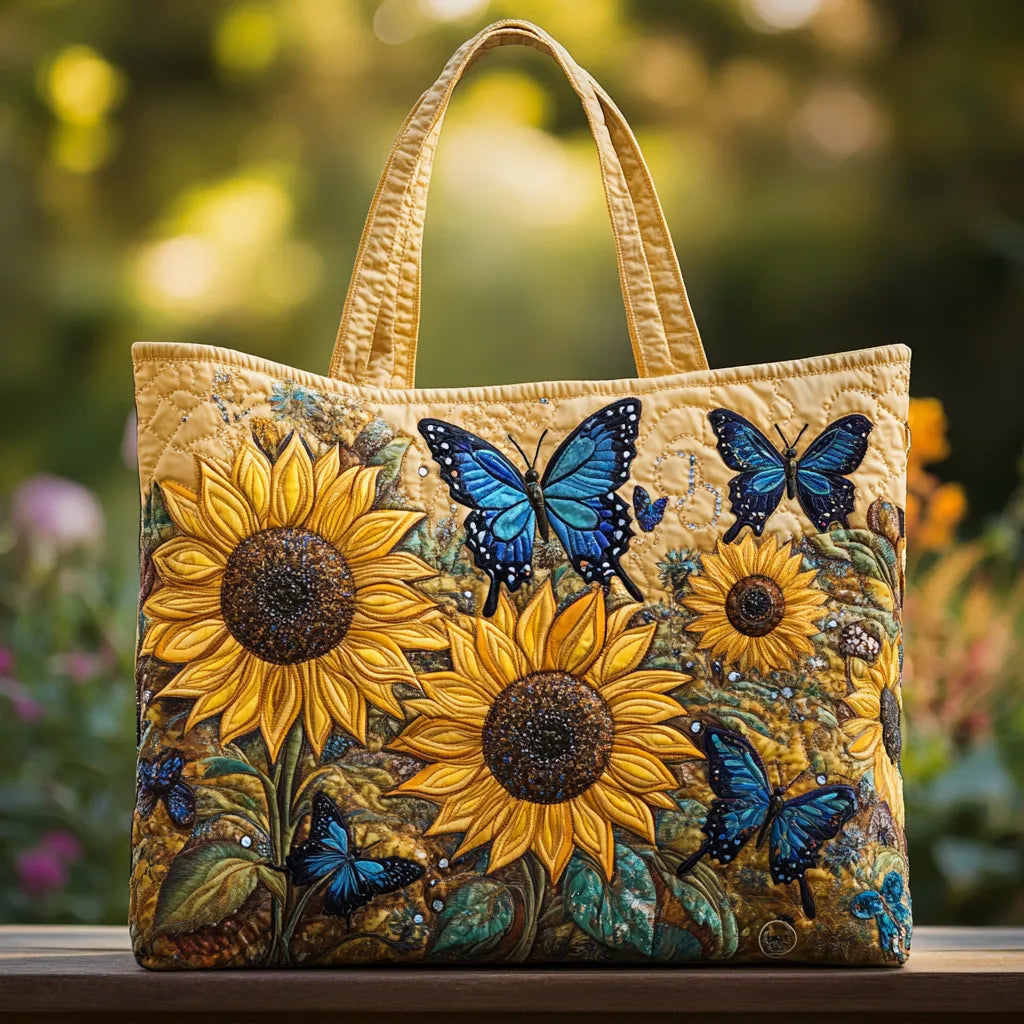 Bolsa hecha a mano - a prueba de sol y con diseño de mariposa