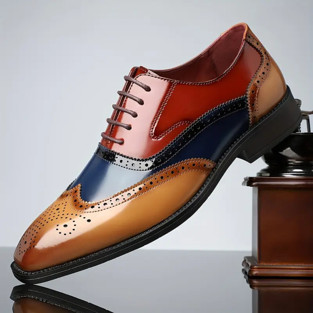 Javier – Brogues de puntera alada vintage