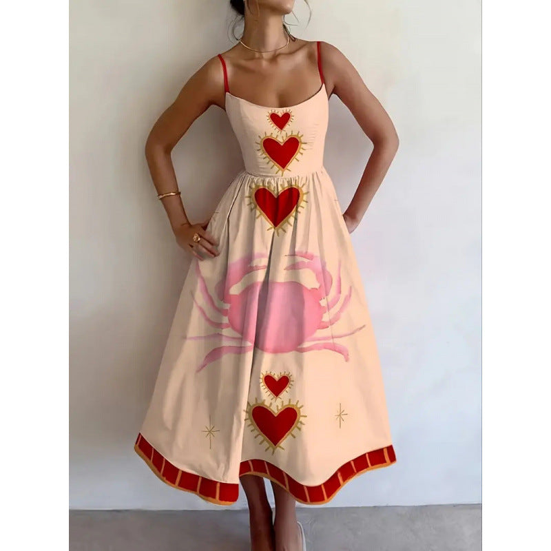 Jimena | Vestido midi Heart Tide