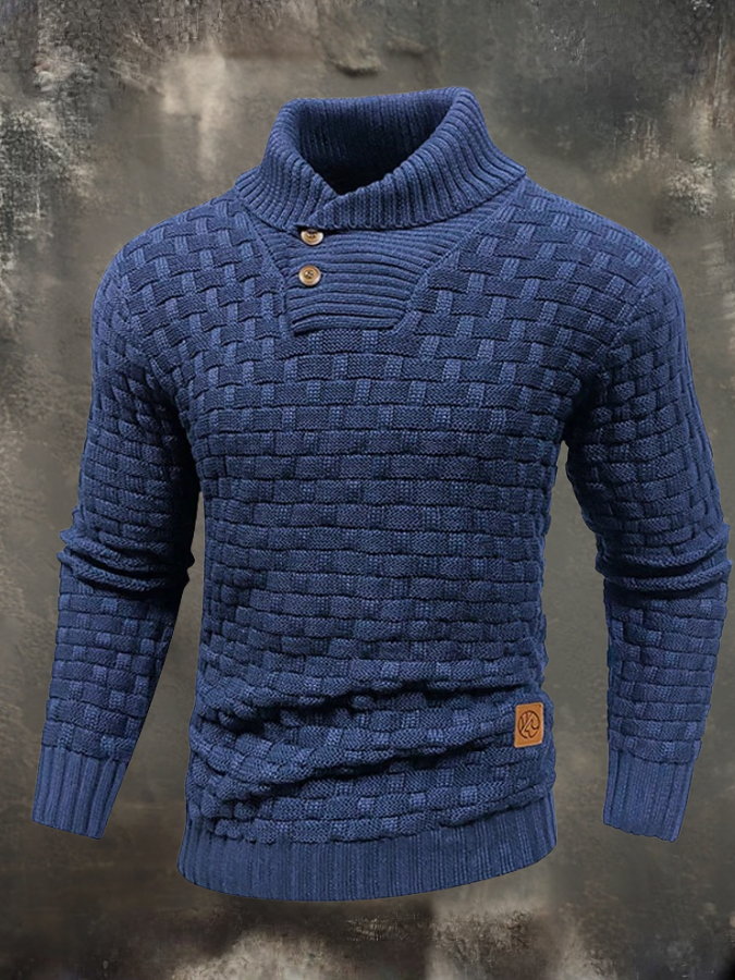 ELIAS | Suéter Estructurado Con Cuello Alto