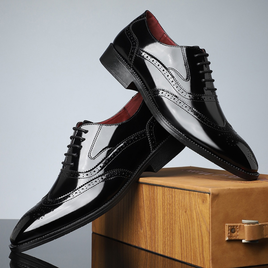 Javier – Brogues de puntera alada vintage