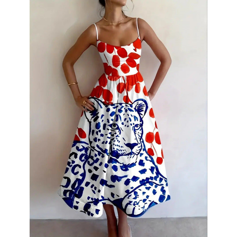 Claudia | Vestido Midi Musa Salvaje