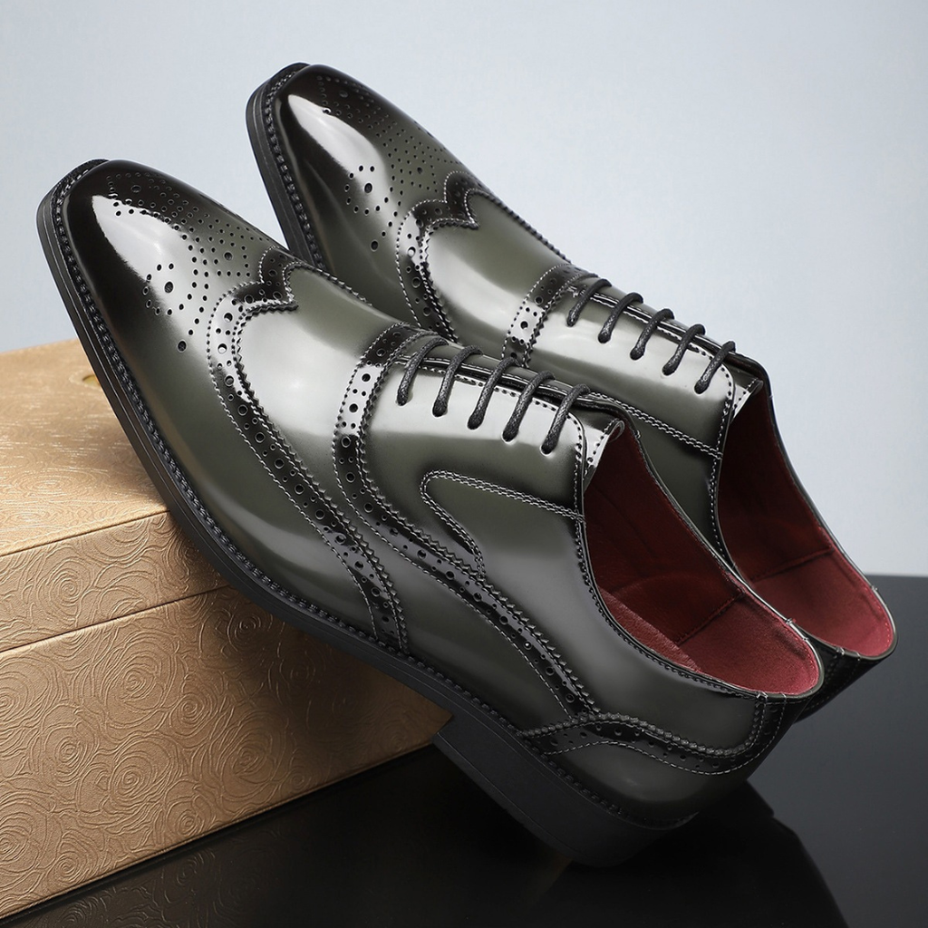 Javier – Brogues de puntera alada vintage
