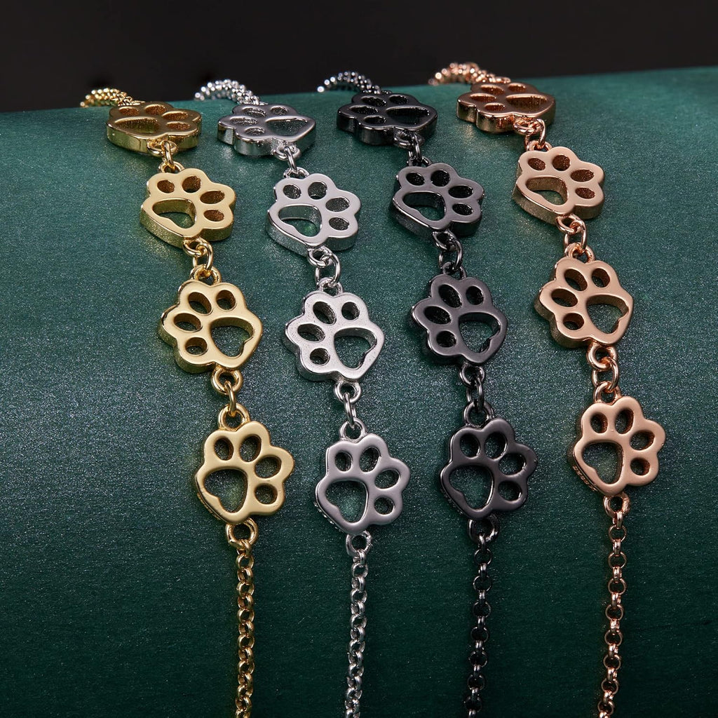 Pulsera Ajustable Con Huella De Pata