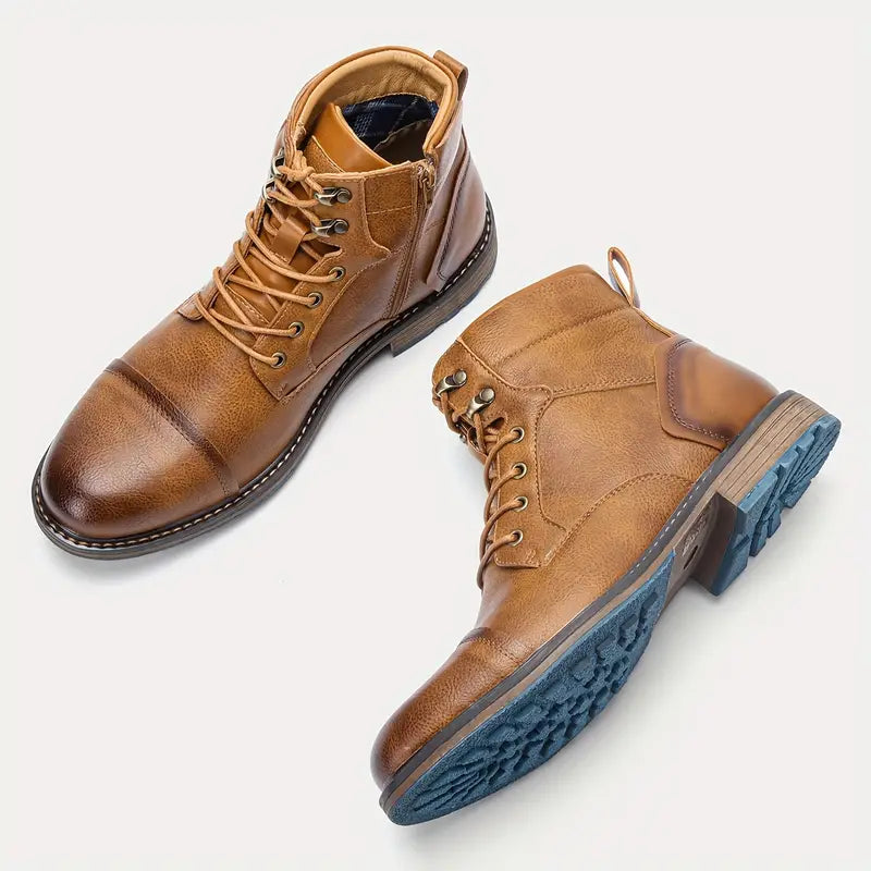 Dallas - Botas Oxford de Cuero Premium Hechas a Mano
