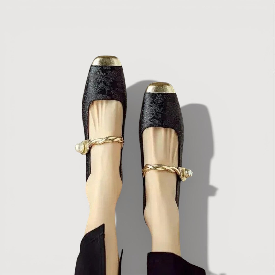 KRYSTAL – TACONES BAJOS DE ESTILO VINTAGE