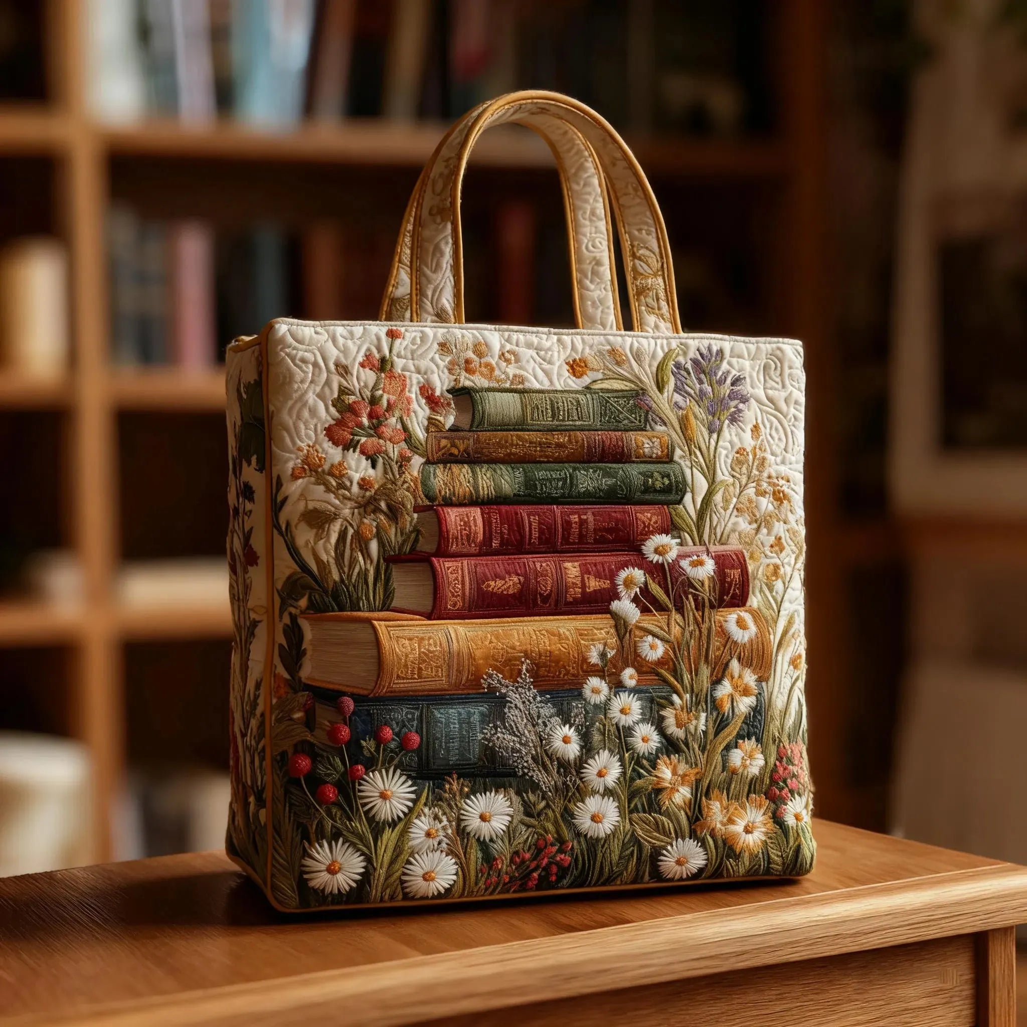 Bolsa hecha a mano - La biblioteca secreta