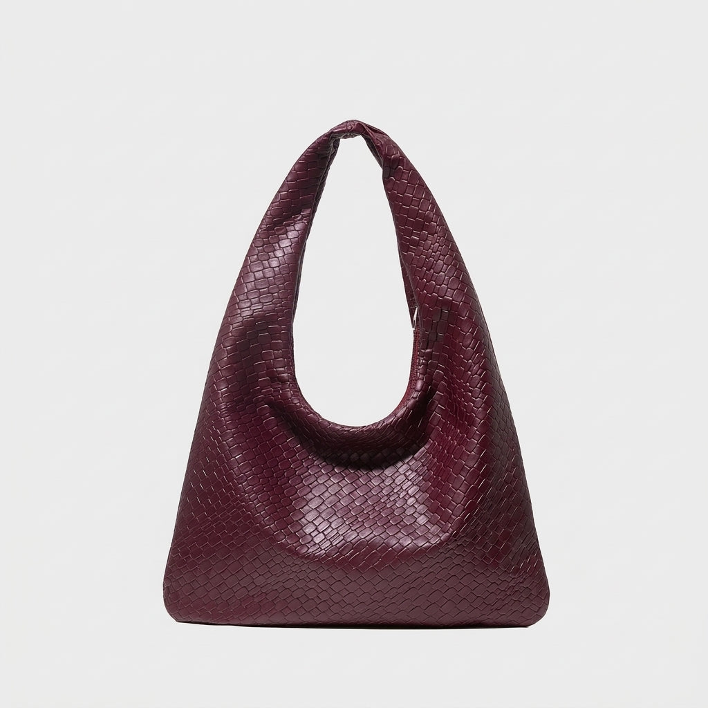 Mia Boutique™ | Bolso Hobo Trenzado Elegante de Cuero