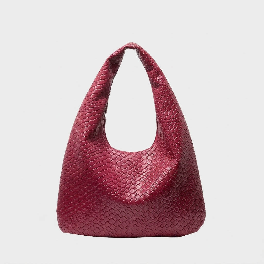 Mia Boutique™ | Bolso Hobo Trenzado Elegante de Cuero