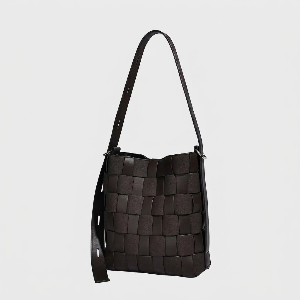Mia Boutique™ | Bolso Bandolera Trenzado Elegante de Cuero