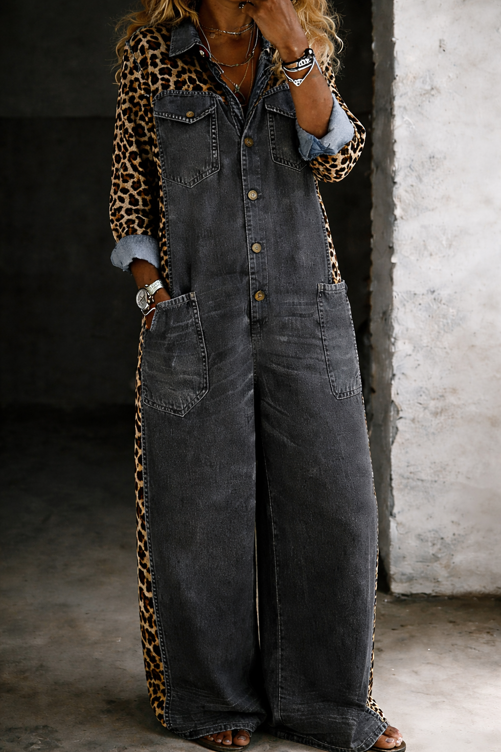 Amanda | Mono enterizo con camisa