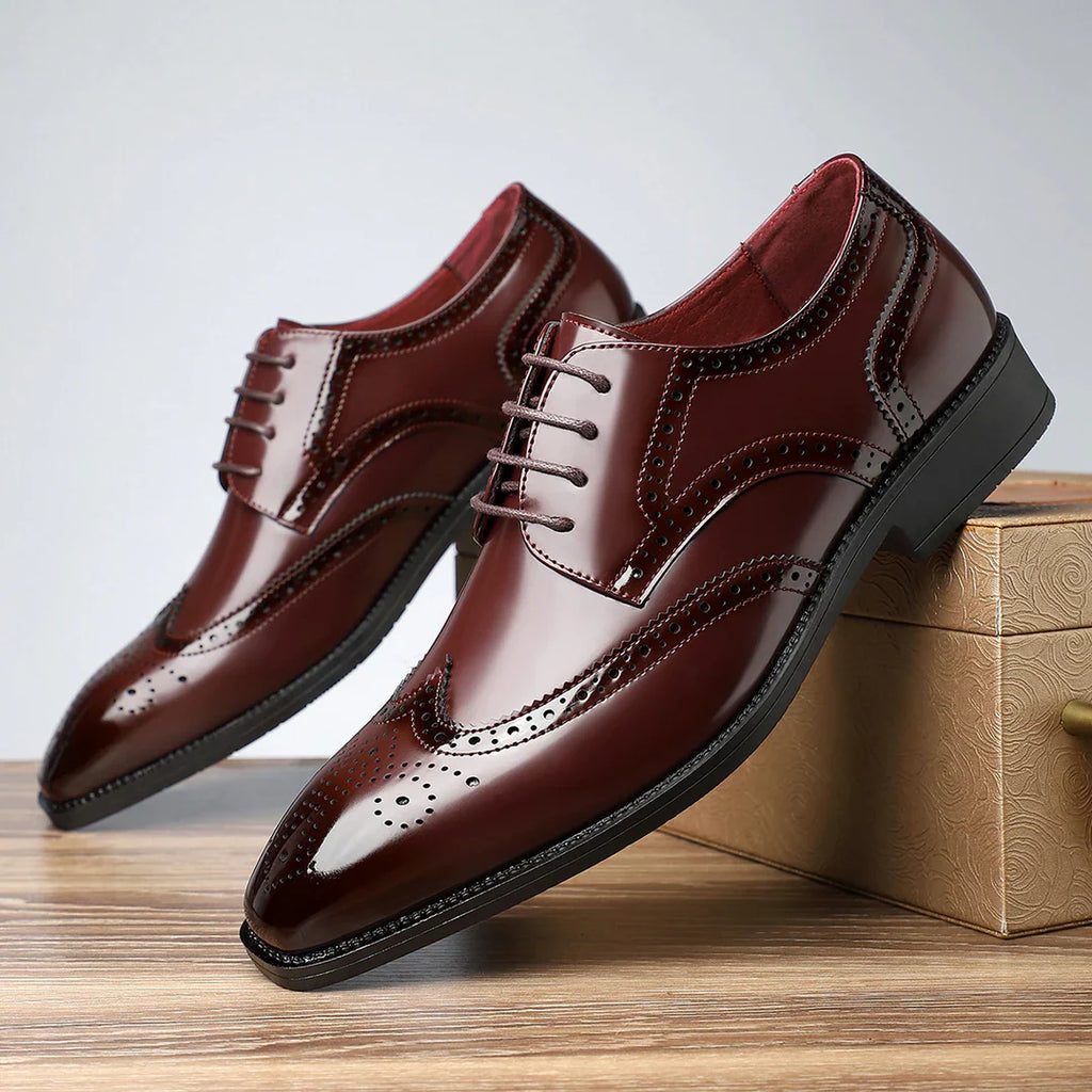 Javier – Brogues de puntera alada vintage