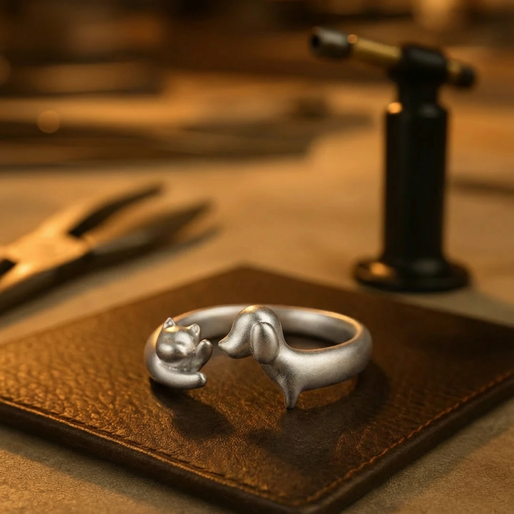 Anillo Ajustables De Perros Y Gatos