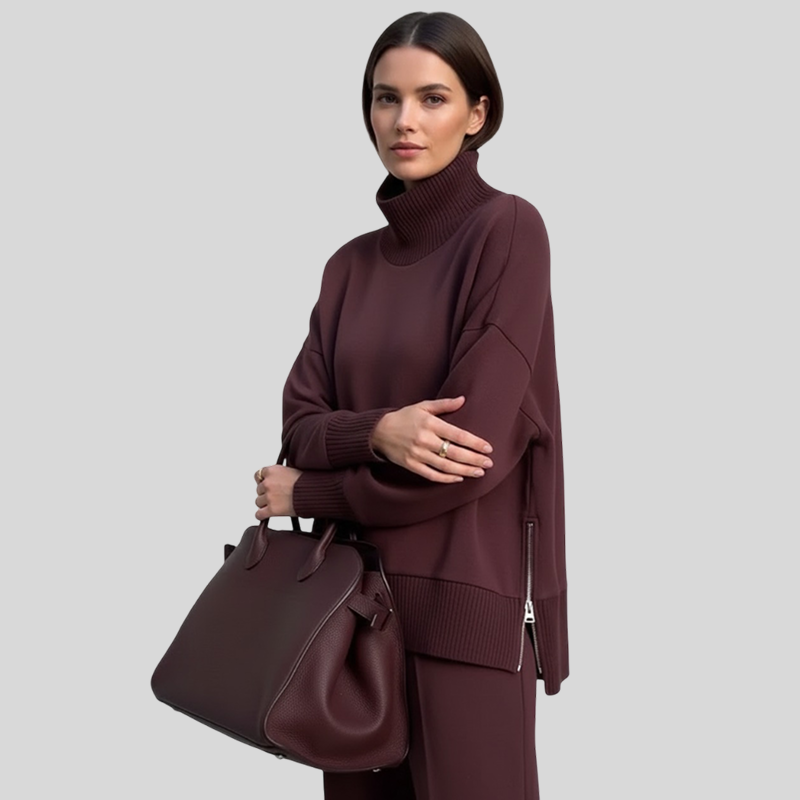 VIVIANA™ | Suéter Elegante Con Cuello Alto