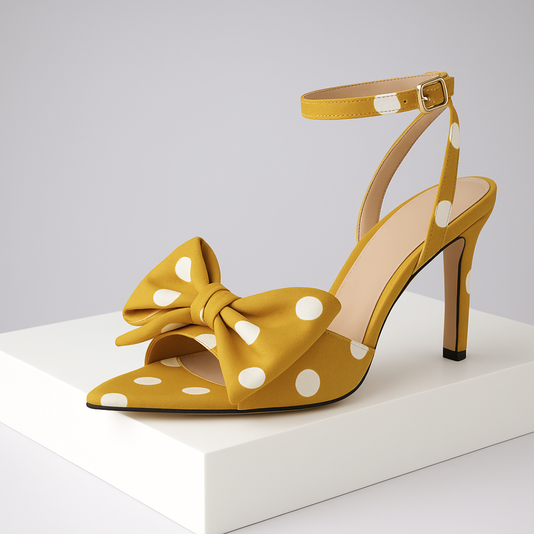 ELENA | Sandalias Con Estampado De Lunares