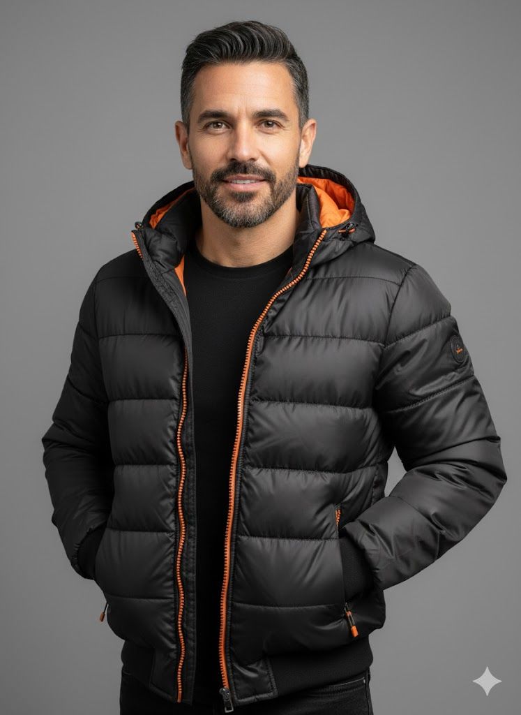 DAMIAN | Chaqueta Acolchada Con Capucha