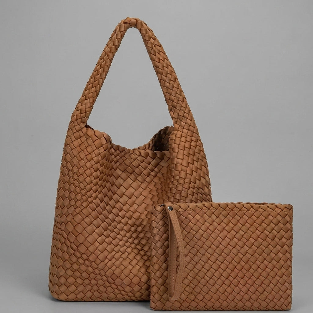 Mia Boutique | bolso trenzado hecho a mano + monedero