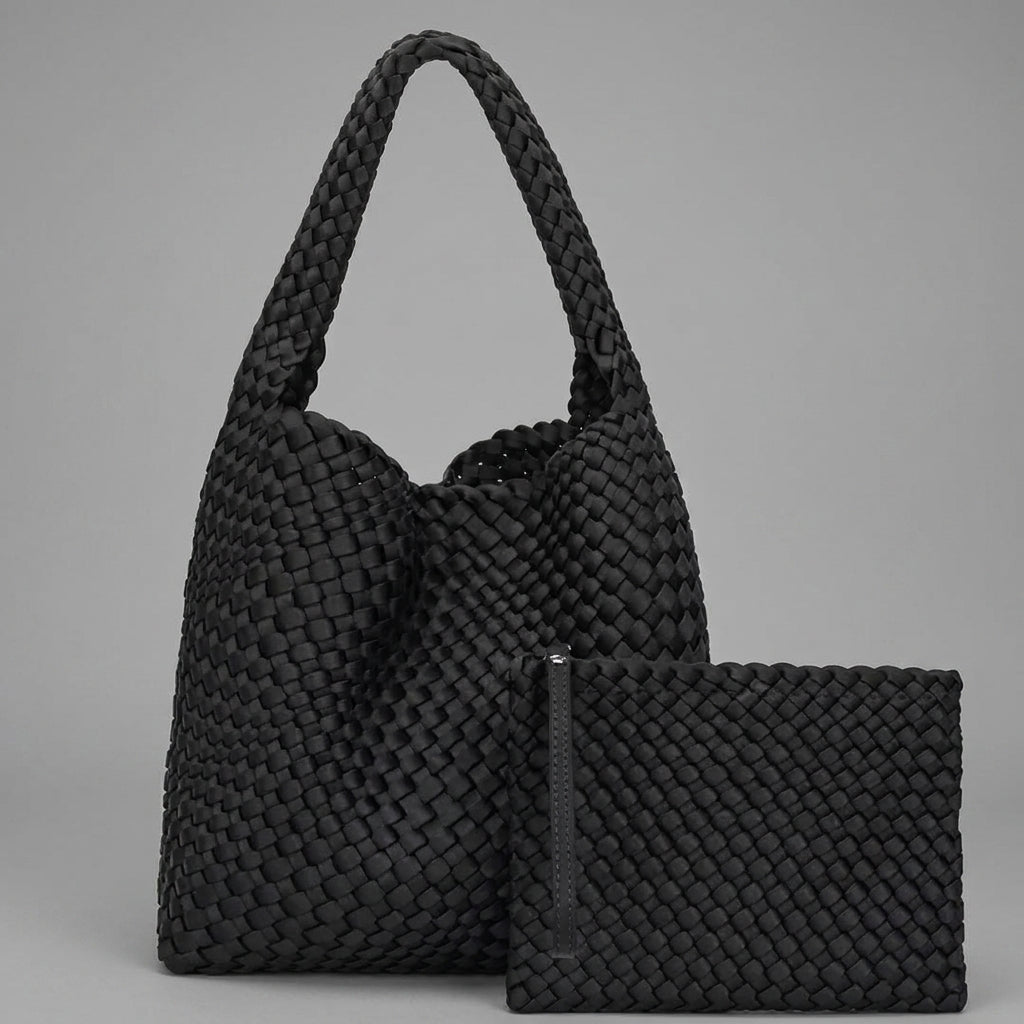 Mia Boutique | bolso trenzado hecho a mano + monedero
