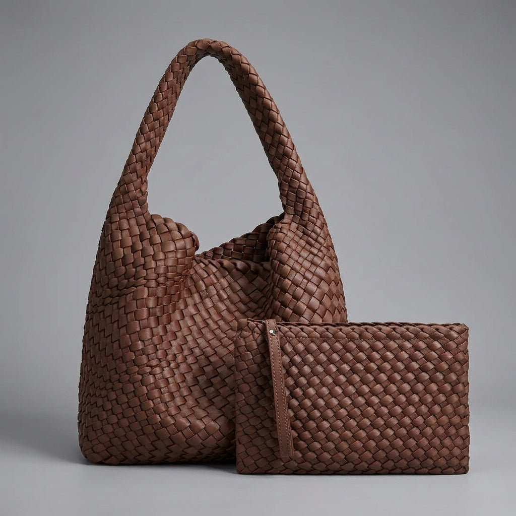 Mia Boutique | bolso trenzado hecho a mano + monedero