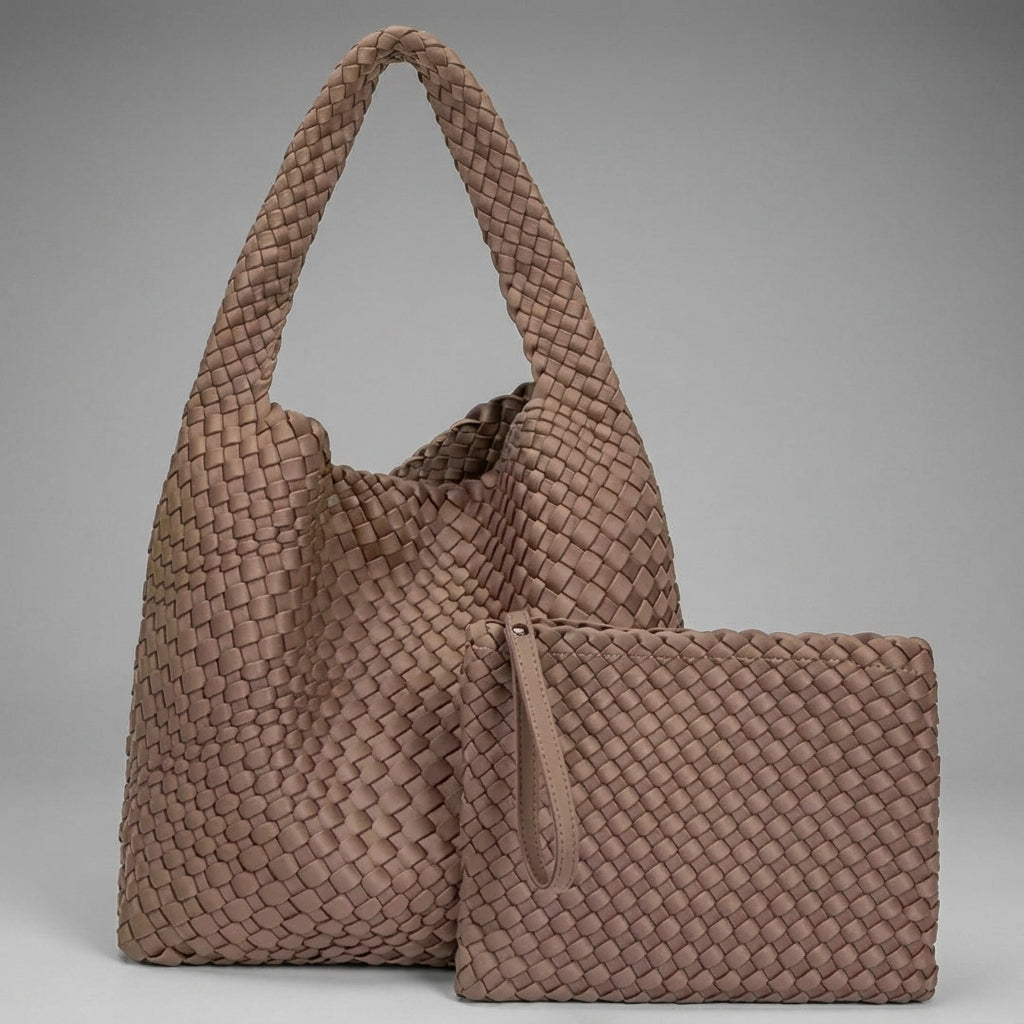 Mia Boutique | bolso trenzado hecho a mano + monedero