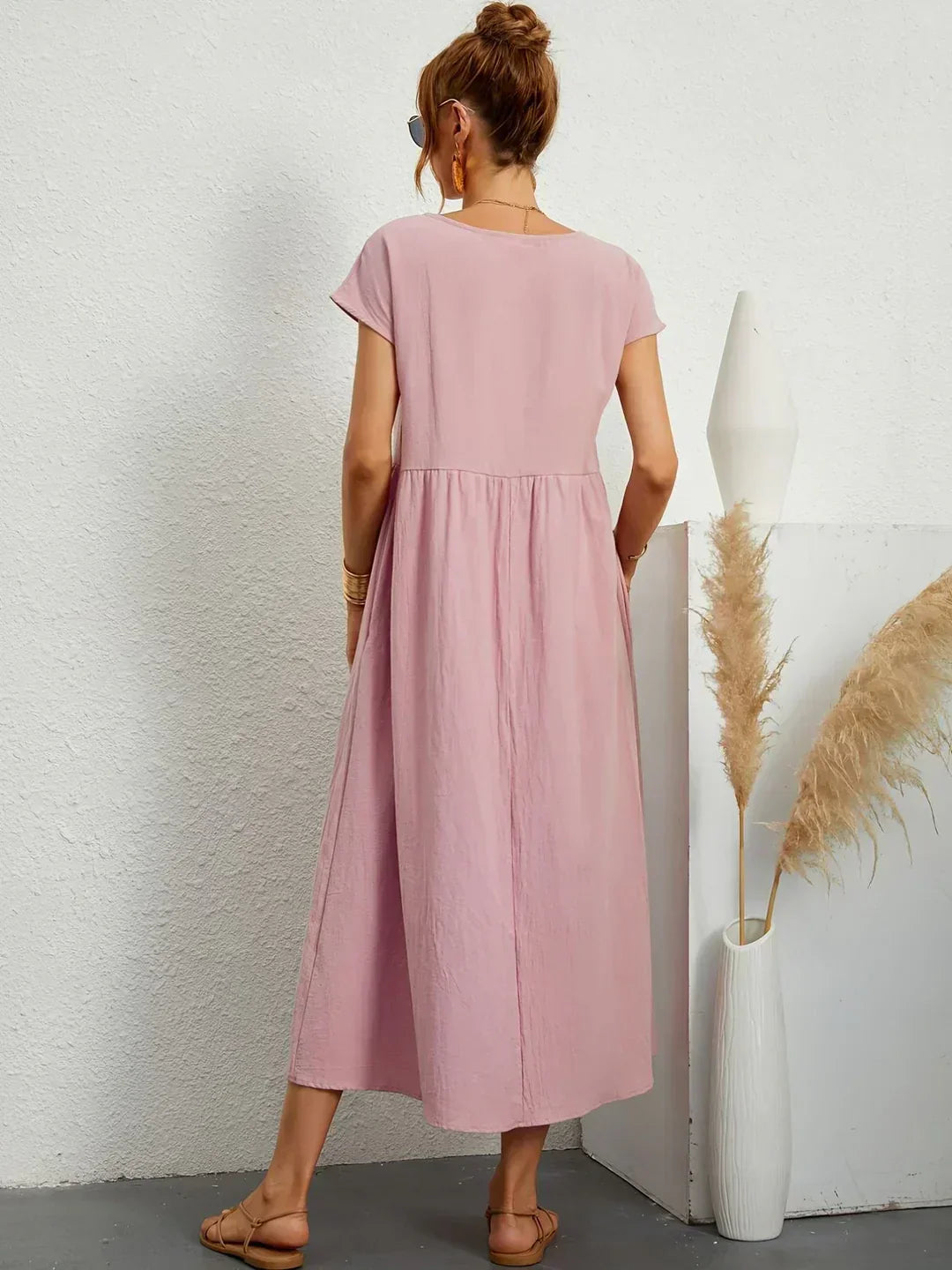 Gabrielle™ — Abito midi fluido con eleganza senza tempo