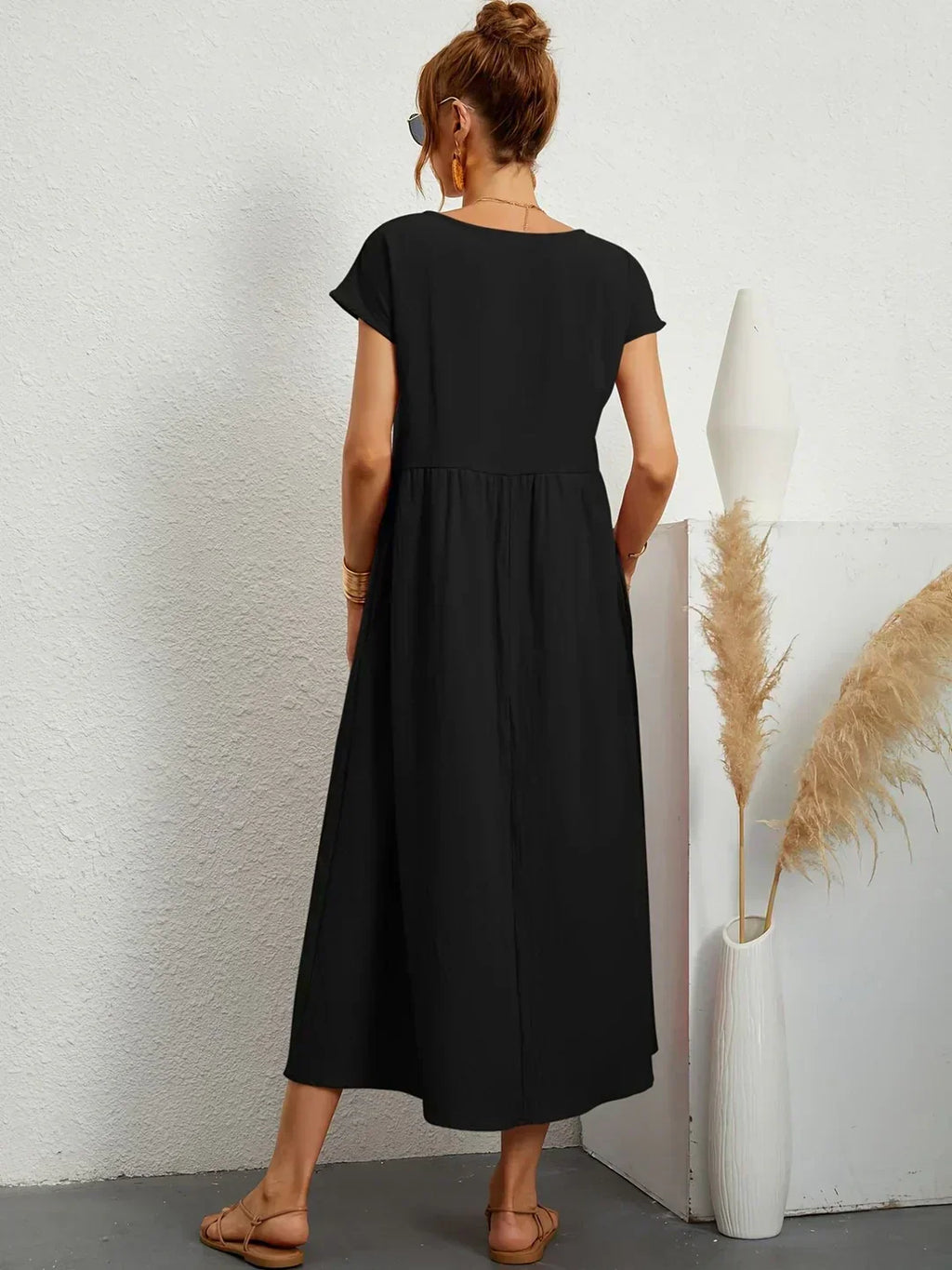 Gabrielle™ — Abito midi fluido con eleganza senza tempo