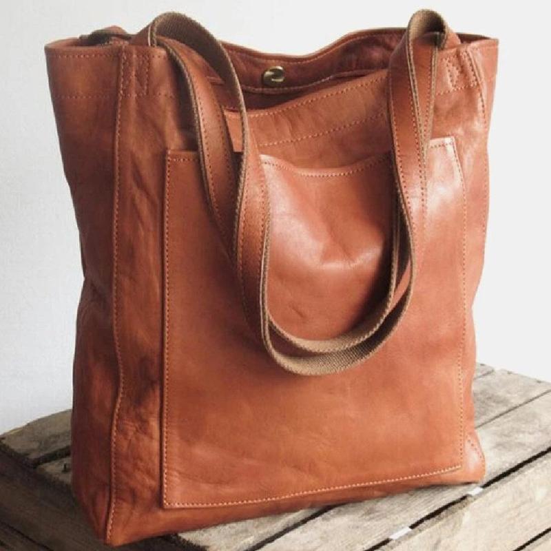 Mia Boutique | Bolso de cuero tipo tote