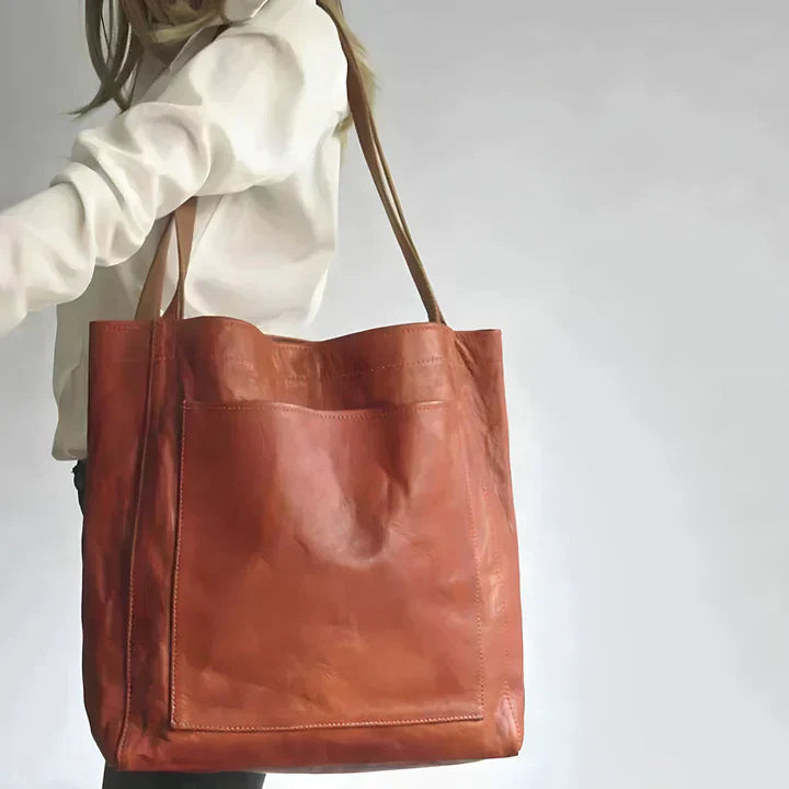 Mia Boutique | Bolso de cuero tipo tote